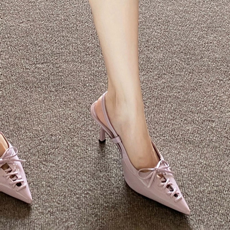 European-style Pointed-toe, Sl - Sandal Strappy Heeled ulasan dan harga