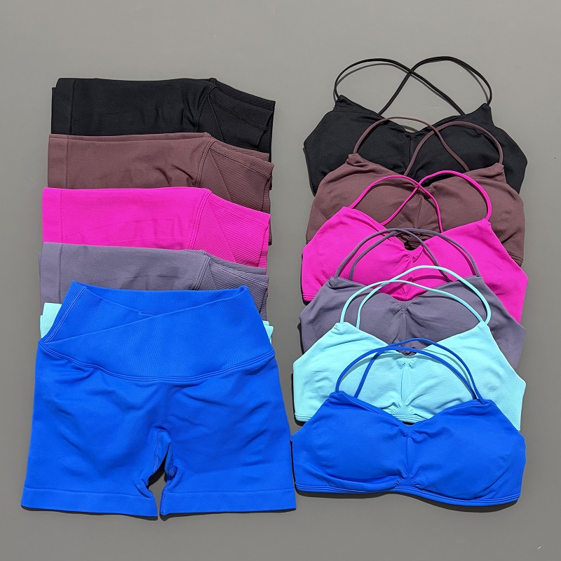 2 Piece Vision Gym Set Women Y - Crop Top Crochet ulasan dan harga